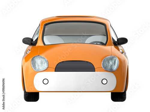 small cute car front