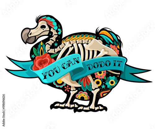 Old school tattoo Dodo