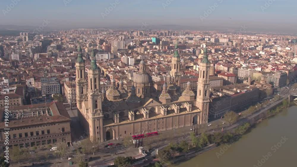 Aerial the Basilica and other buildings Aerial the Basilica and other buildings