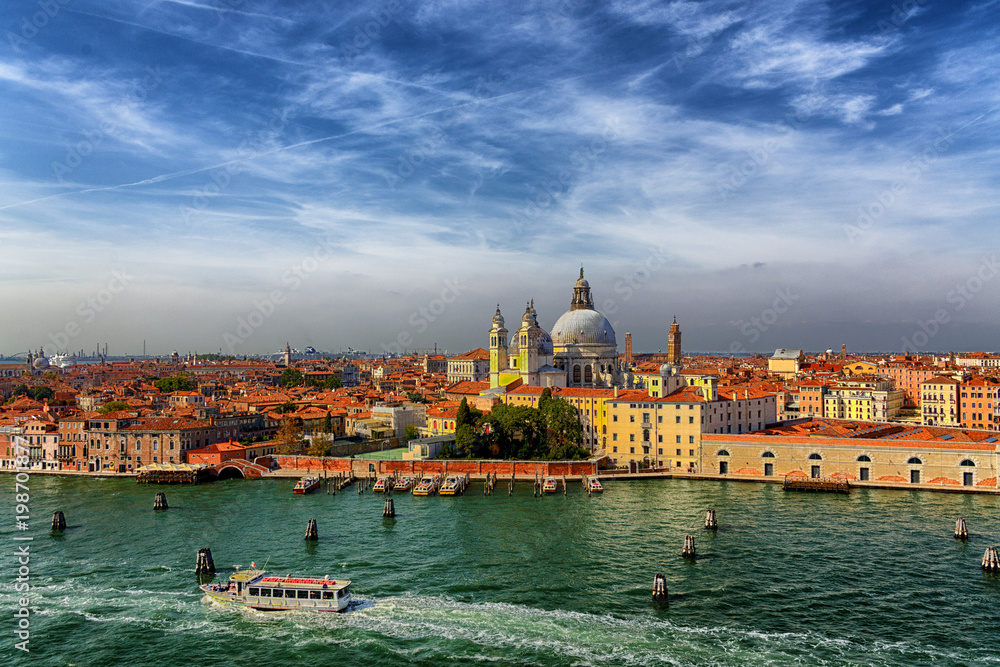 Skyline and Canal in Venice
