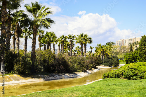 Jardines del río Turia, Valencia photo