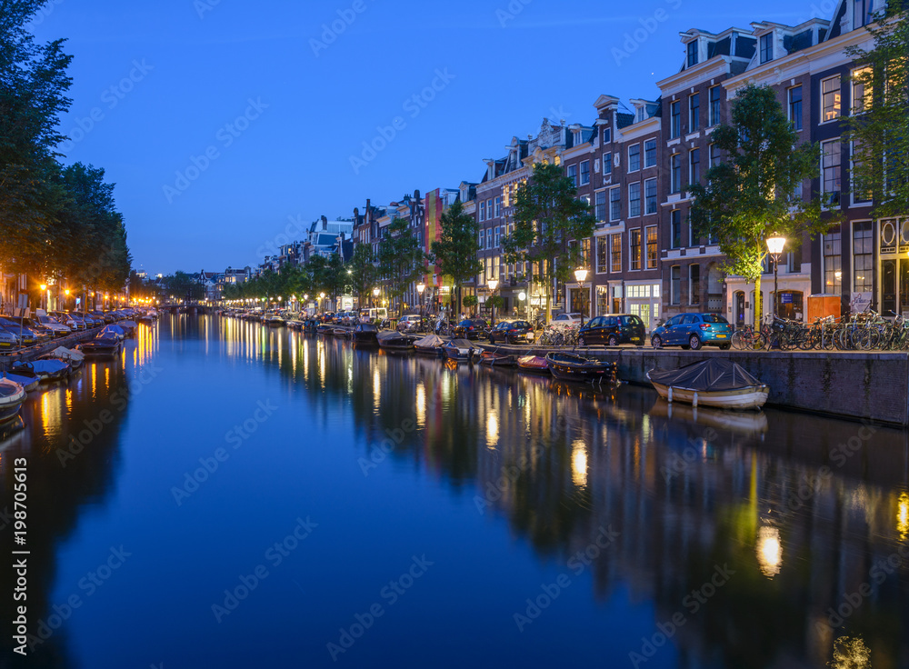 Amsterdam, Olanda, Paesi Bassi, Mare del Nord, Canali