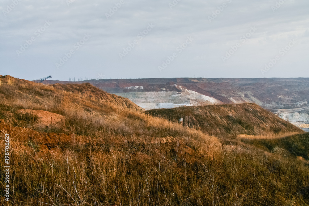 clay quarry in the Taurian steppe