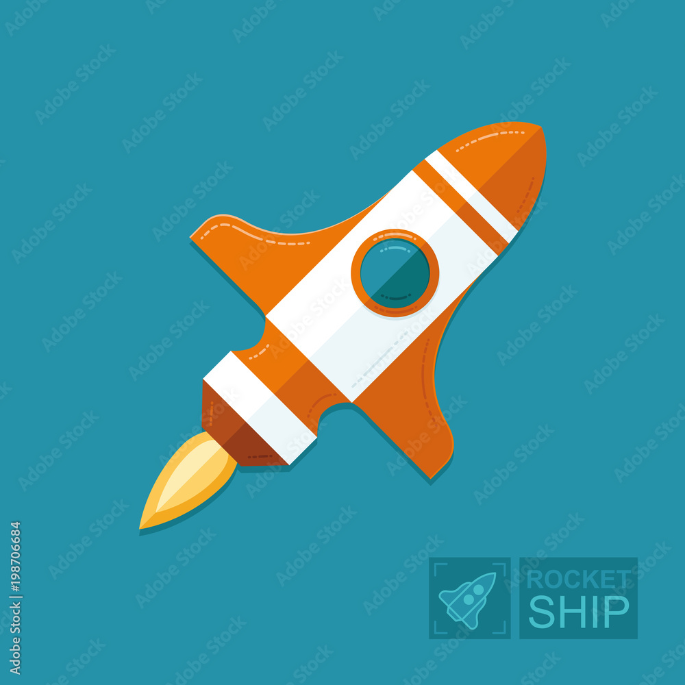 Start Up Business Outline Line Vector Icon Rocket startup. Spaceship for design. Infographic Template. Flat illustration Start Up Business Outline Line Vector Icon Rocket startup. Spaceship for design. Infographic Template. Flat illustration