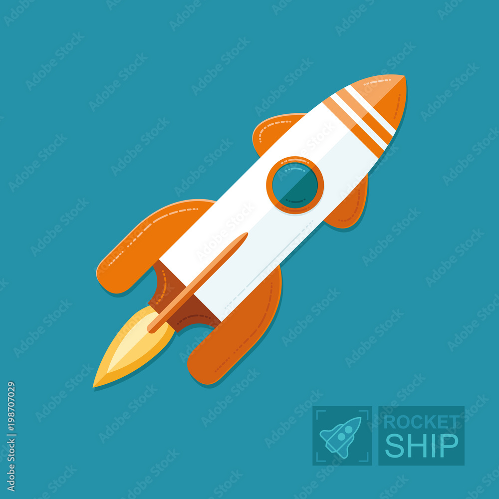 Start Up Business Outline Line Vector Icon Rocket startup. Spaceship for design. Infographic Template. Flat illustration Start Up Business Outline Line Vector Icon Rocket startup. Spaceship for design. Infographic Template. Flat illustration