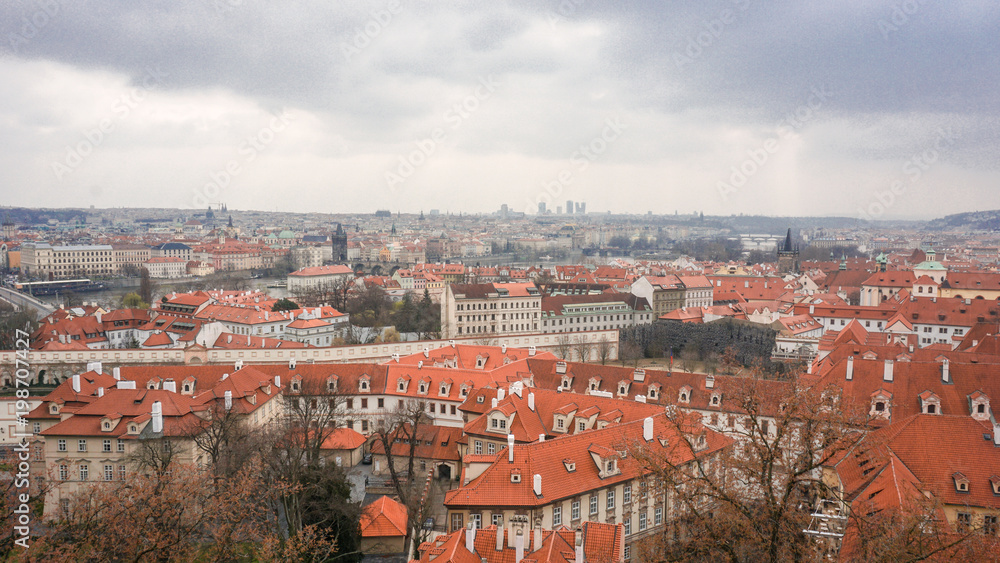 view over Prague