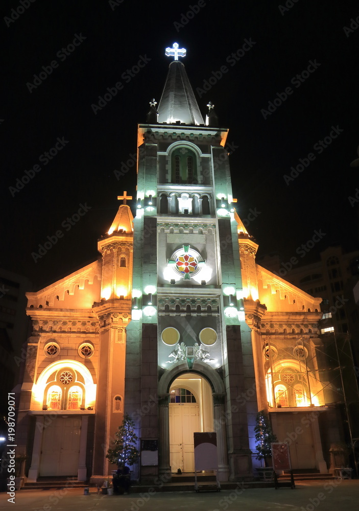 Holy Rosary Cathedral Munor Basikica church in Kaohsiung Taiwan