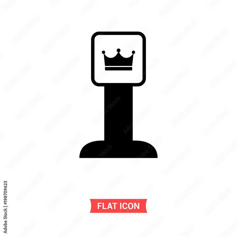 Crown icon, king symbol, vector illustration Crown icon, king symbol, vector illustration
