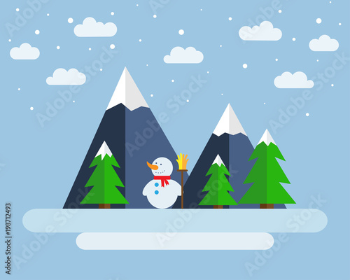 Winter Schneemann