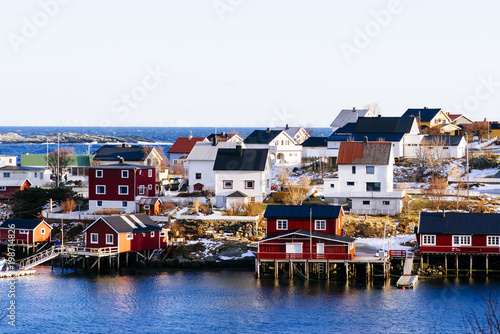 Fishing village on the Lofoten island/Hamnoy/ Moskones/ Norway