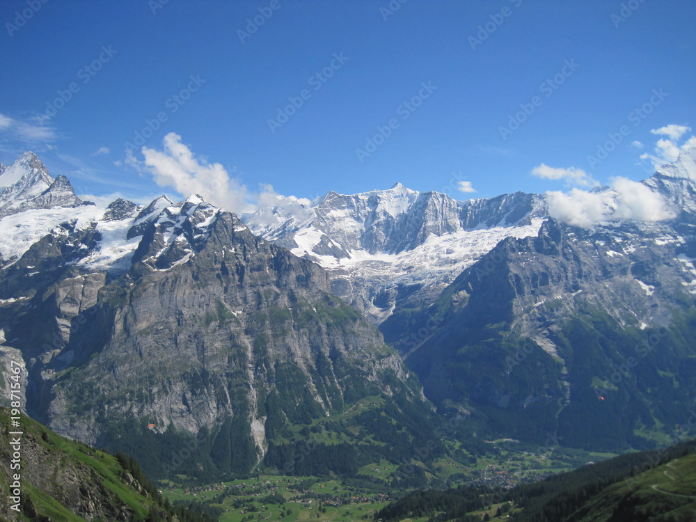 Beautiful scenery of Switzerland - First -