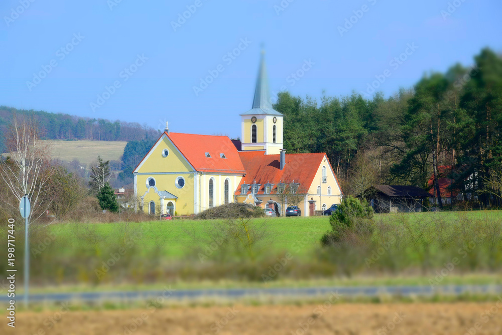  Catholic church near the town of Kleinwallstadt