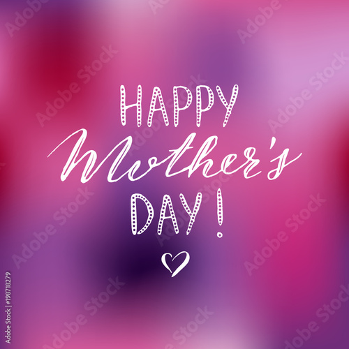 Tablou canvas Mother's day card.
