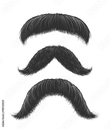 Comic Mustaches Set