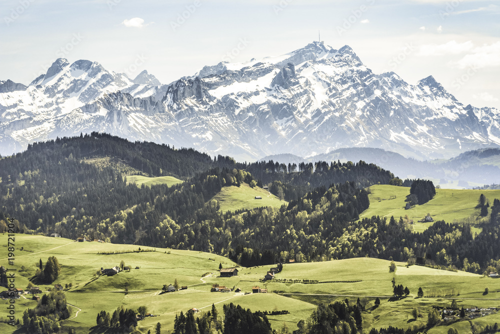 Landschaften am ostschweizer Alpenrand