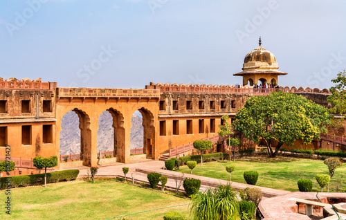 Charbagh Garden of Jaigarh Fort in Jaipur - Rajasthan, India