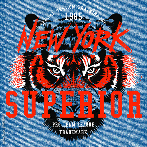 eye of the tiger illustration t shirt graphic design