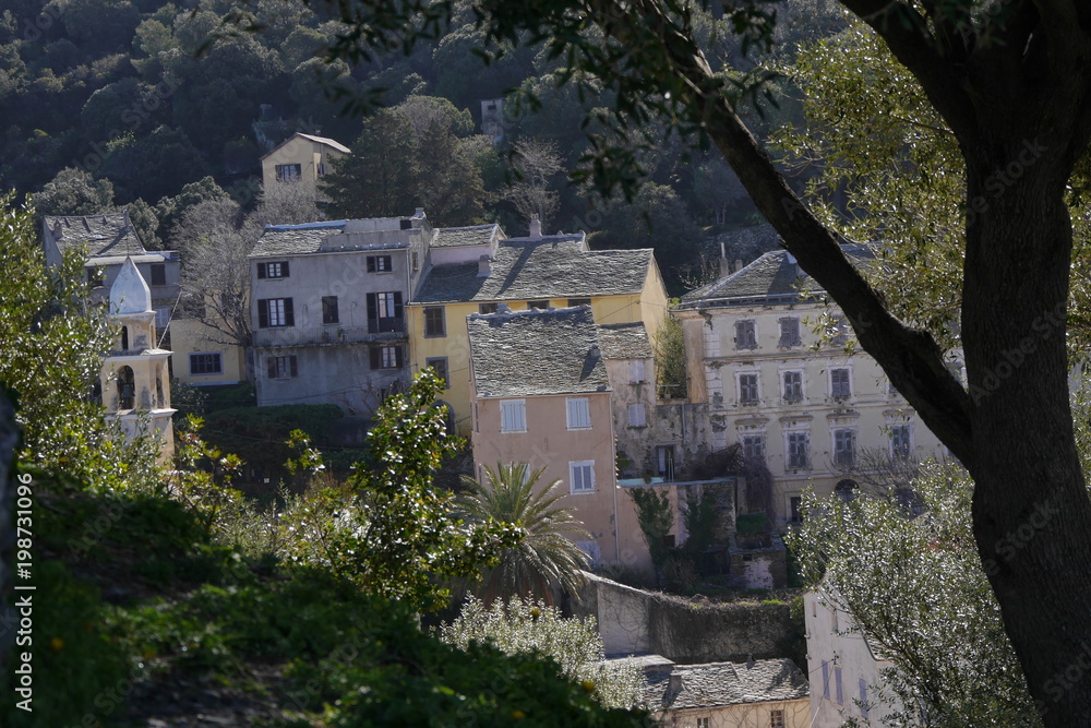 Nonza - historische Küstenstadt auf Korsika 