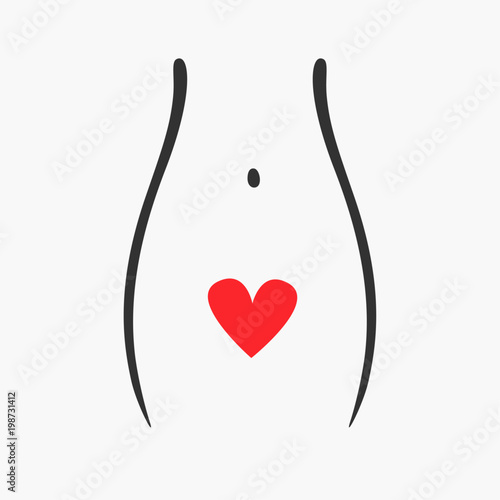 Sexy fitness figure of a girl. Intimate hygiene, vector lady poses. Lovely elastic ass in shorts. Drawn graphics for design, background