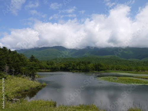 知床五胡。世界遺産。斜里　北海道　日本。７月初旬。 © 義美 前田