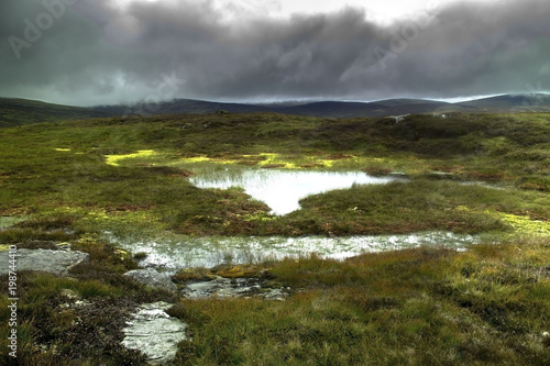 Принти на полотні Scottish mountain landscape