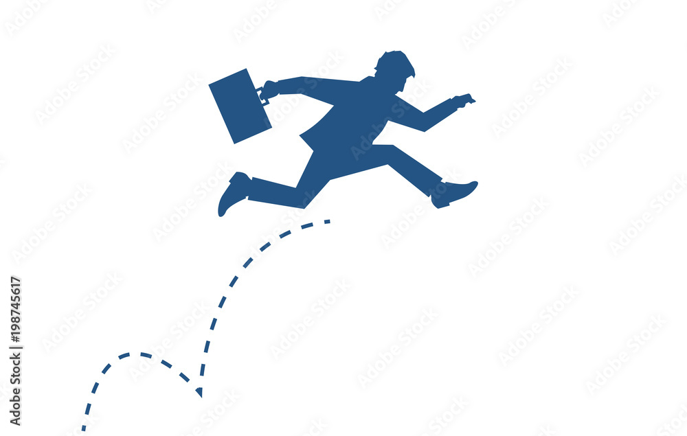 sagome, saltare, salto, affari