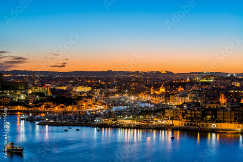 Panorama of Valletta, Malta