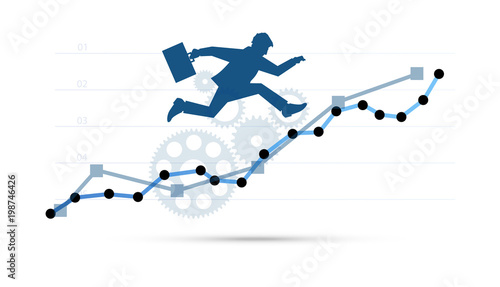 grafico economia, istogrammi, statistiche