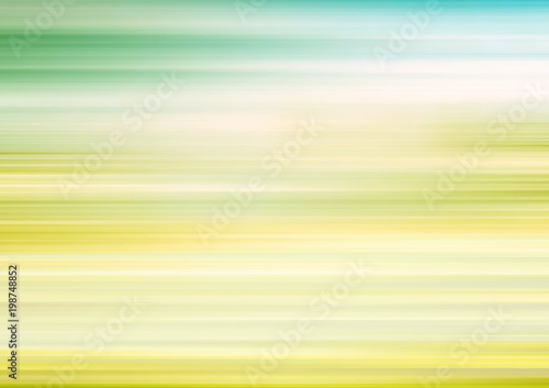 Abstract background with pattern of yellow, green, white horizontal strips and lines. Stylish, decorative, artistic, textured template for greeting cards, invitations, presentations, brochure, covers