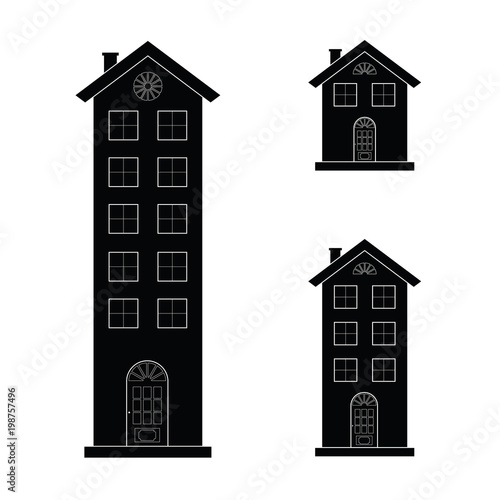 house with one and more floors