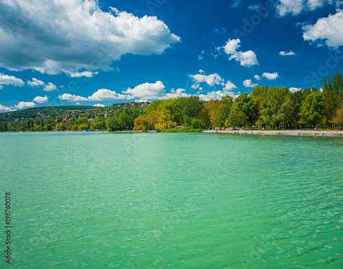 Lake Balaton in summer