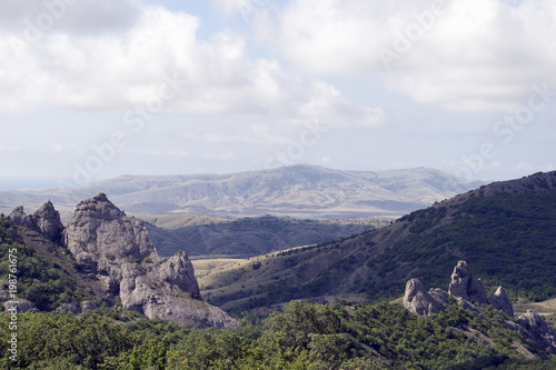 Crimean mountains near the village of Novyi Svit