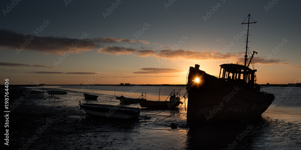 Old boat aground Old boat aground