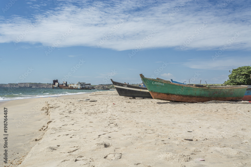 old fishermen boats