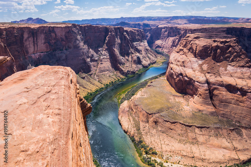 Glenn Canyon and the Colorado River. Horseshoe bend. Arizona Tourist Attractions © konoplizkaya