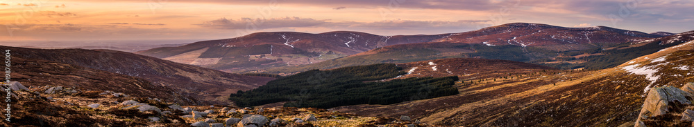 Wicklow Mountains Sunset