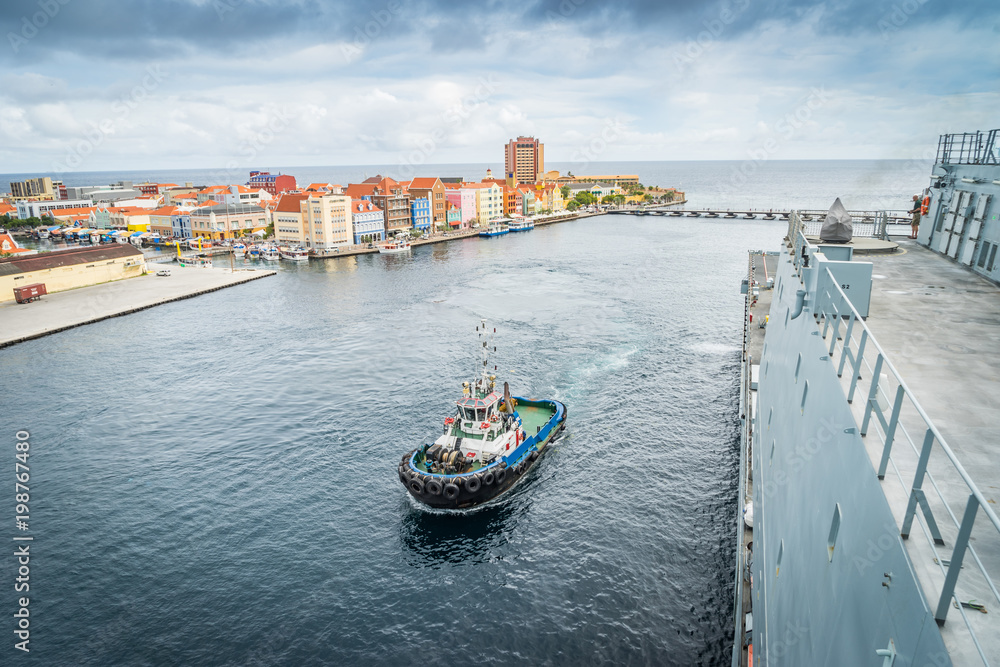   Sailing out of Willemstad Curacao Views