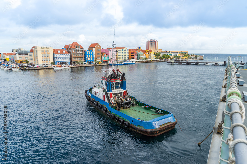   Sailing out of Willemstad Curacao Views