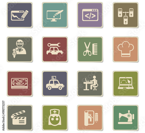 courses icon set