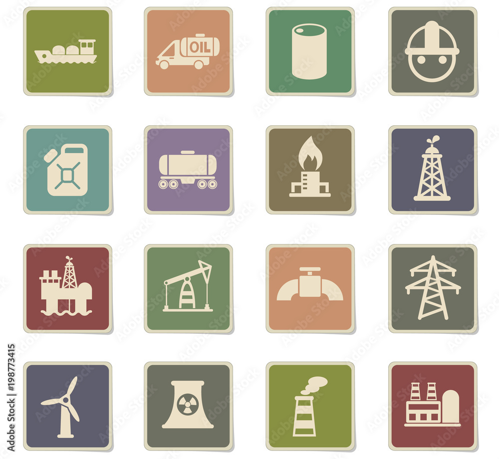 industry icon set industry icon set
