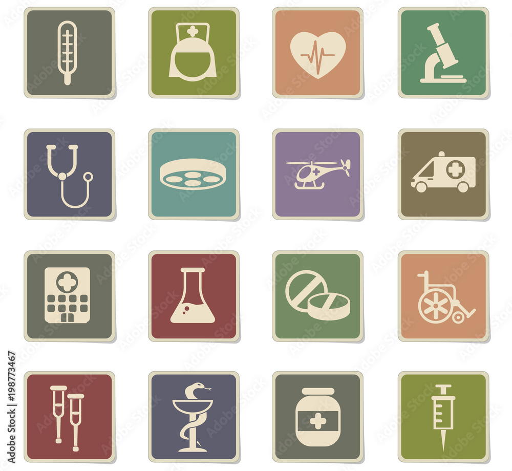 medicine icon set medicine icon set