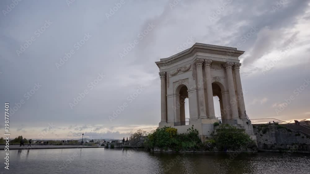 Timelapse of the Peyrou Water Tower Timelapse of the Peyrou Water Tower