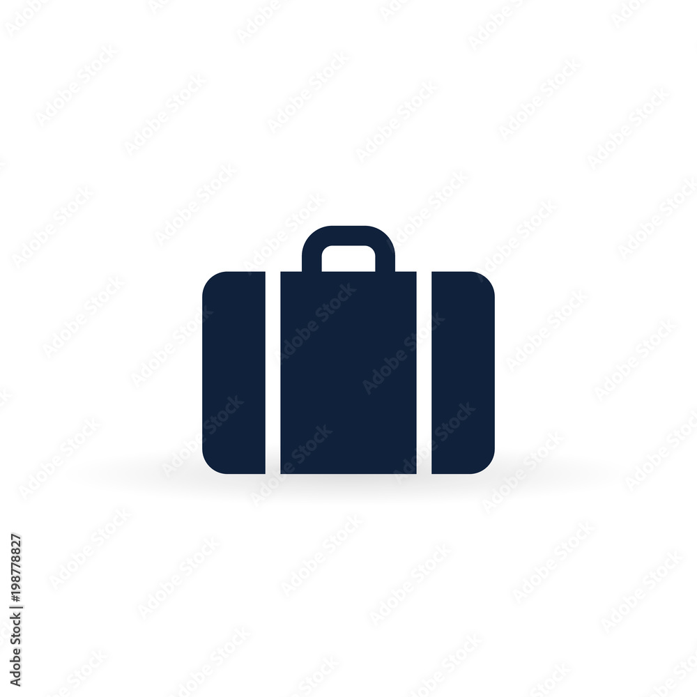 Travel bag icon. Vector isolated flat illustration Travel bag icon. Vector isolated flat illustration