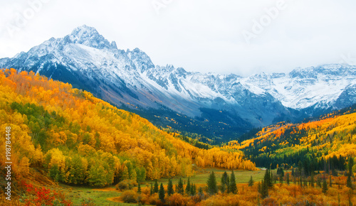 Mount Sneffels near Ridgway Colorado in Autumn