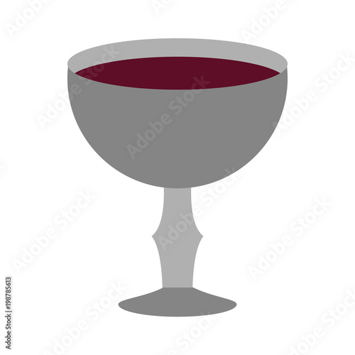 Sacred chalice symbol vector illustration graphic design