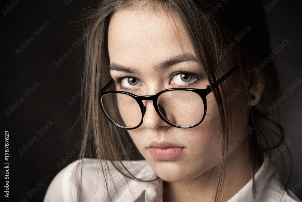 sad female portrait sad female portrait
