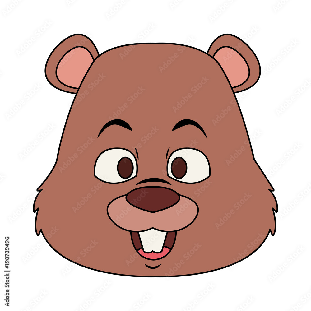 Cute beaver cartoon vector illustration graphic design Cute beaver cartoon vector illustration graphic design