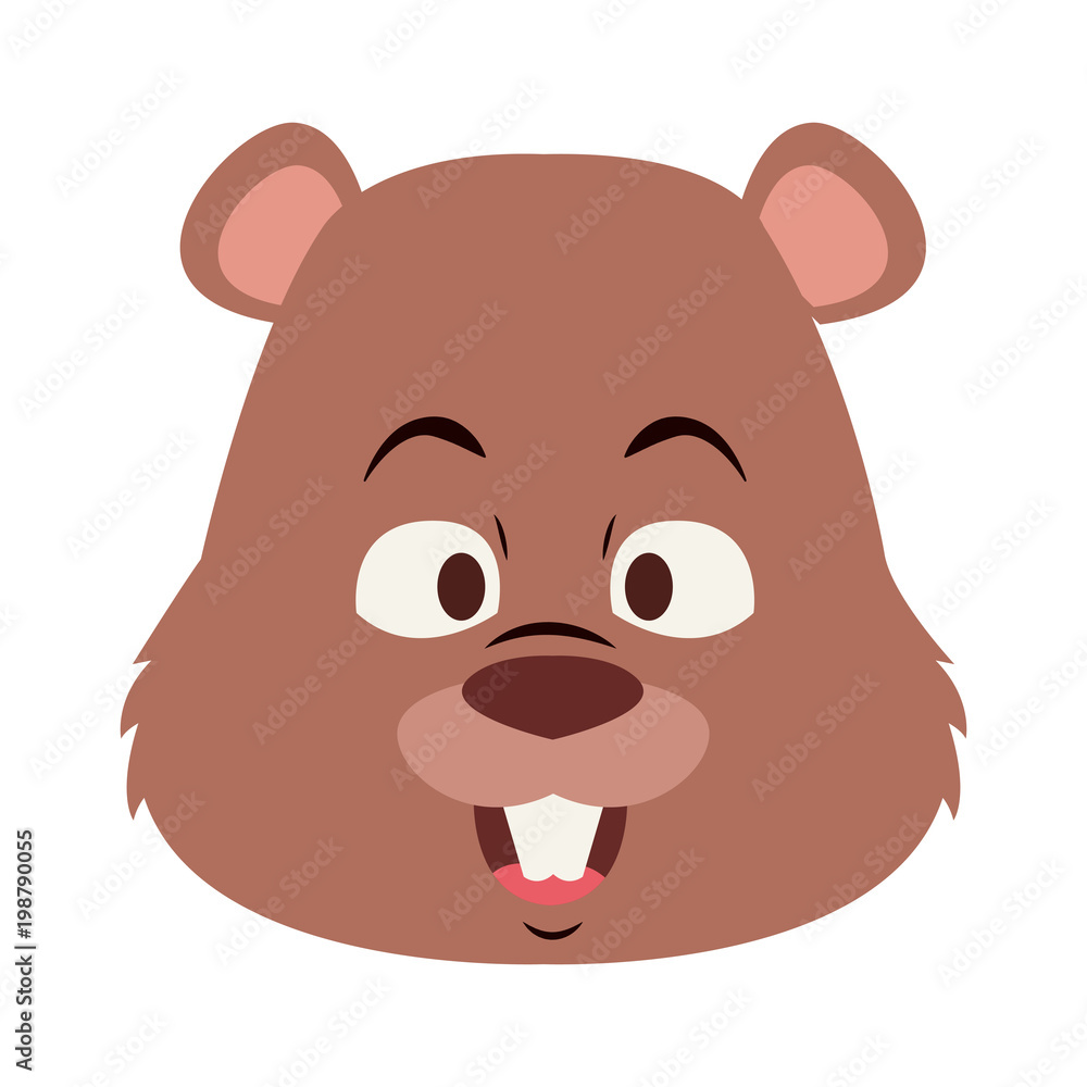 Cute beaver cartoon vector illustration graphic design Cute beaver cartoon vector illustration graphic design