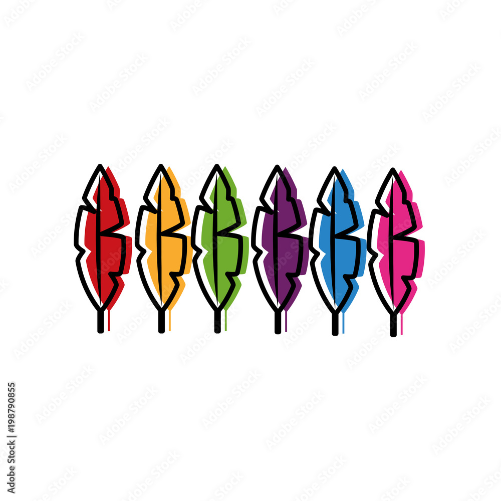 feathers set pattern background feathers set pattern background