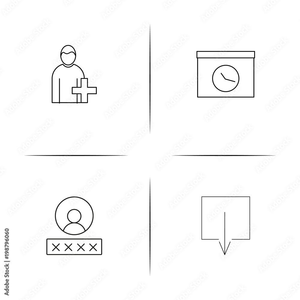 Internet Technologies simple linear icons set. Outlined vector icons Internet Technologies simple linear icons set. Outlined vector icons